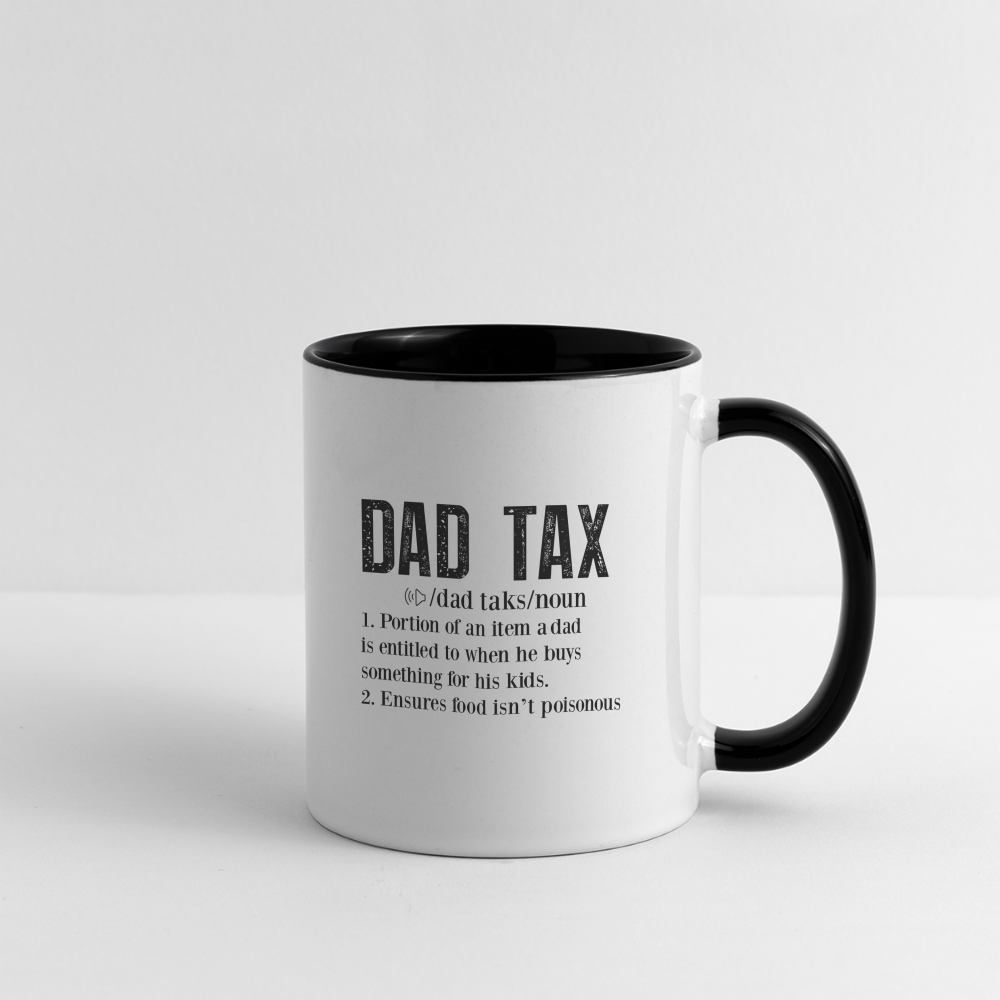 Dad Tax Definition Coffee Mug - white/black