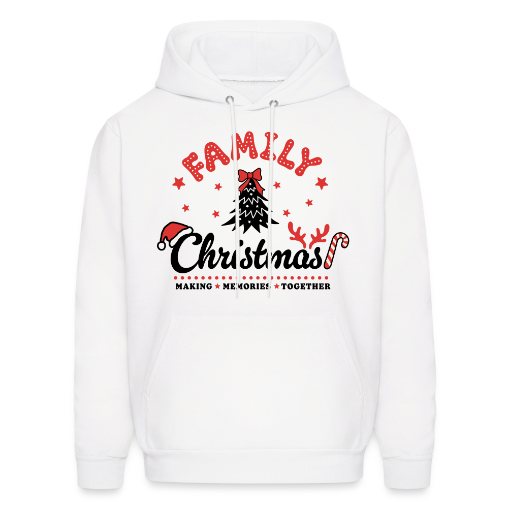 Family Christmas Making Memories Together Hoodie - white