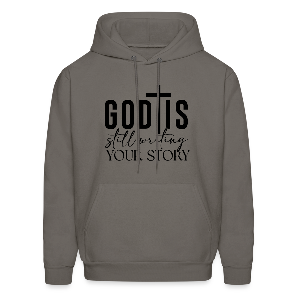 God Is Still Writing Your Story Hoodie - asphalt gray