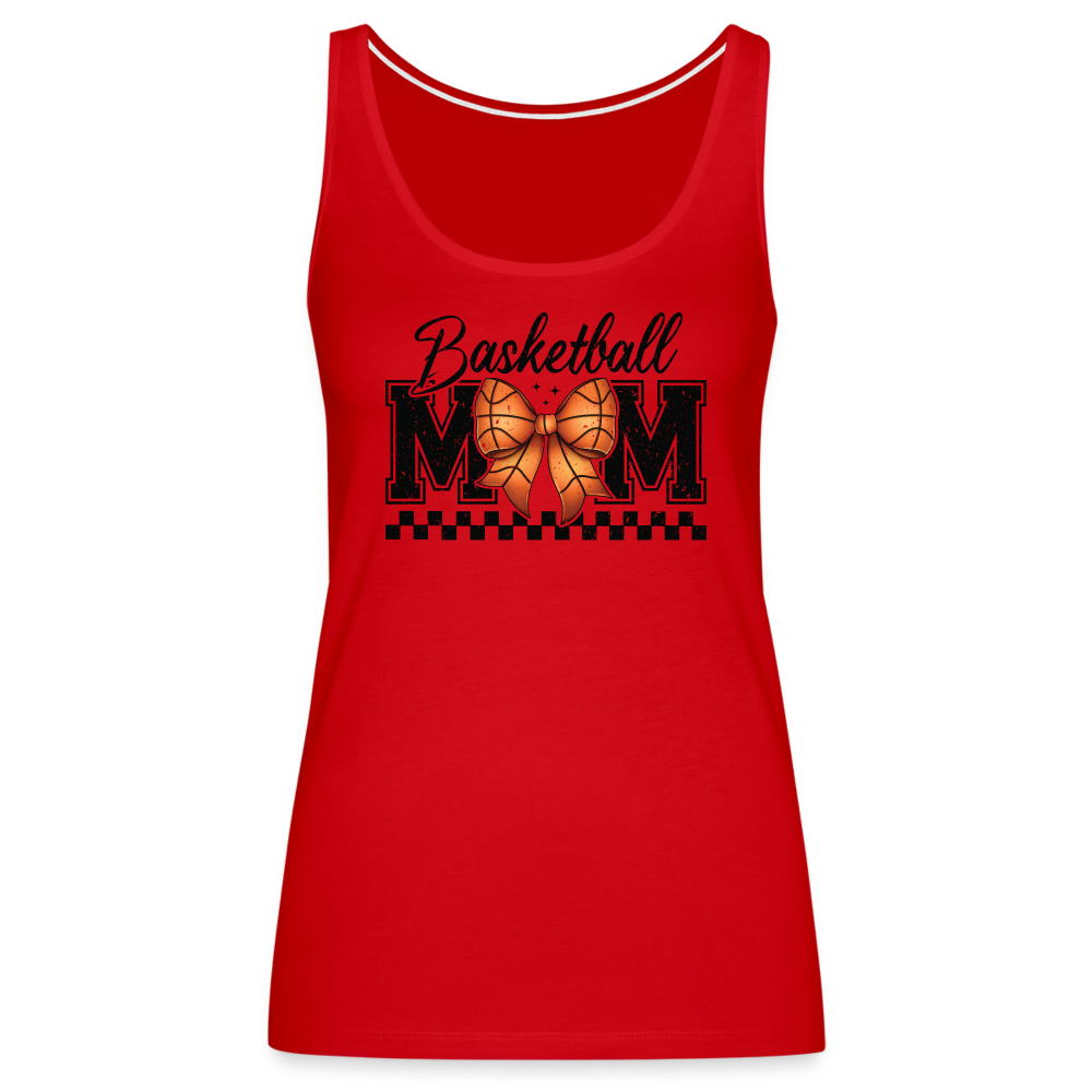 Basketball Mom Premium Tank Top - red