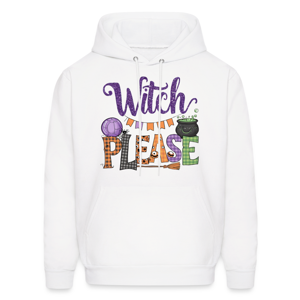 Witch Please Hoodie (Halloween Witch) - white