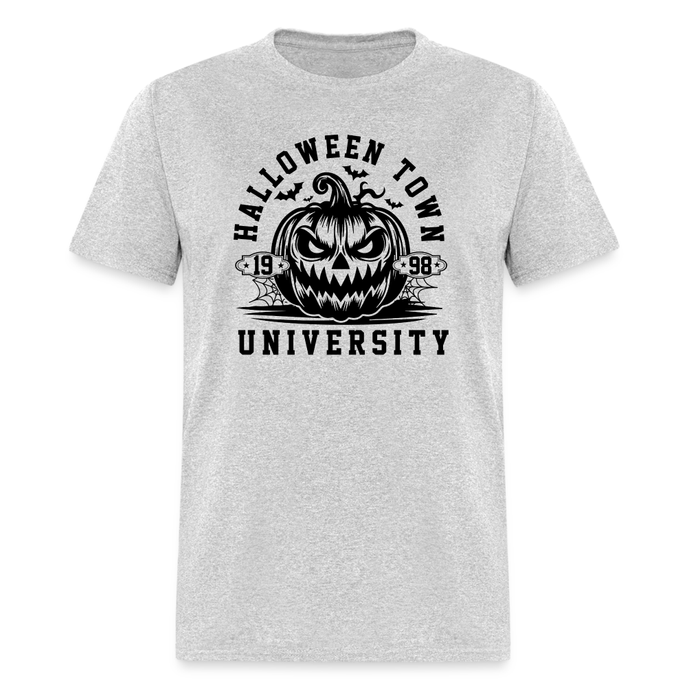 Halloween Town University T-Shirt (Halloween) - heather gray