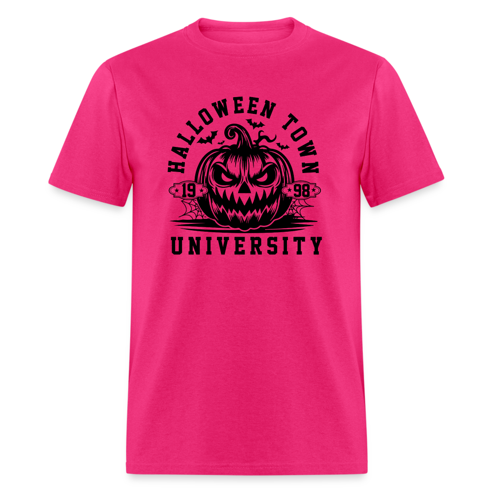 Halloween Town University T-Shirt (Halloween) - fuchsia