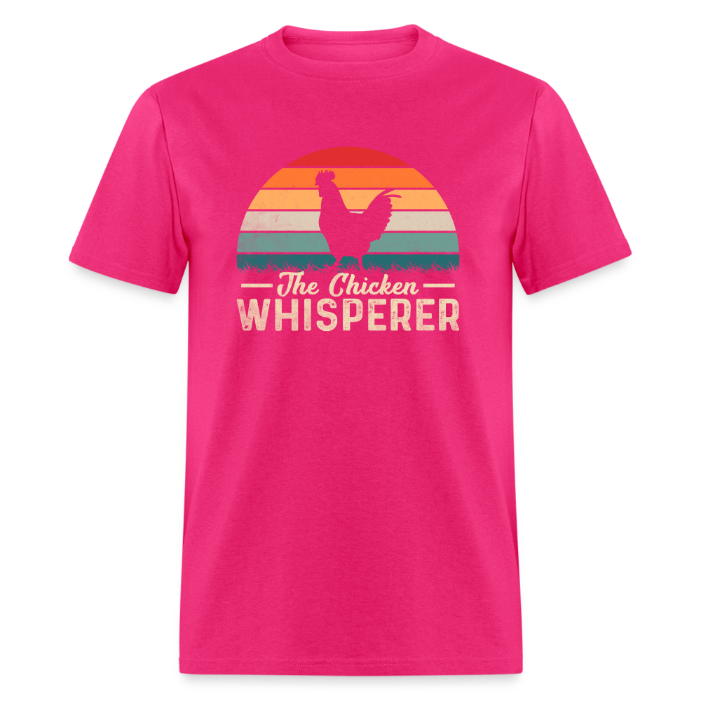 The Chicken Whisperer T-Shirt - fuchsia