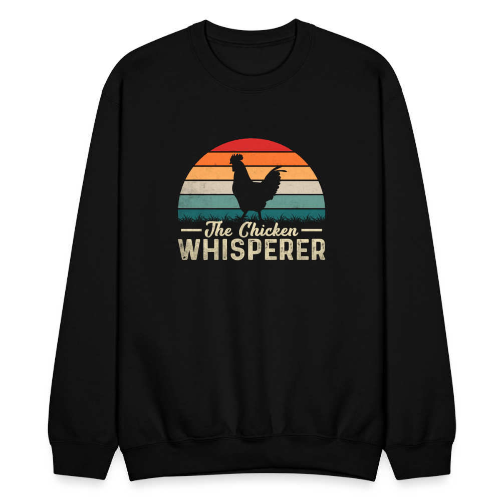 The Chicken Whisperer Sweatshirt - black