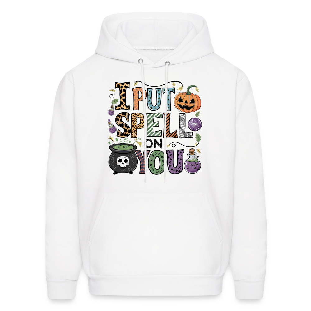 I Put Spell On You Hoodie (Halloween Witch) - white