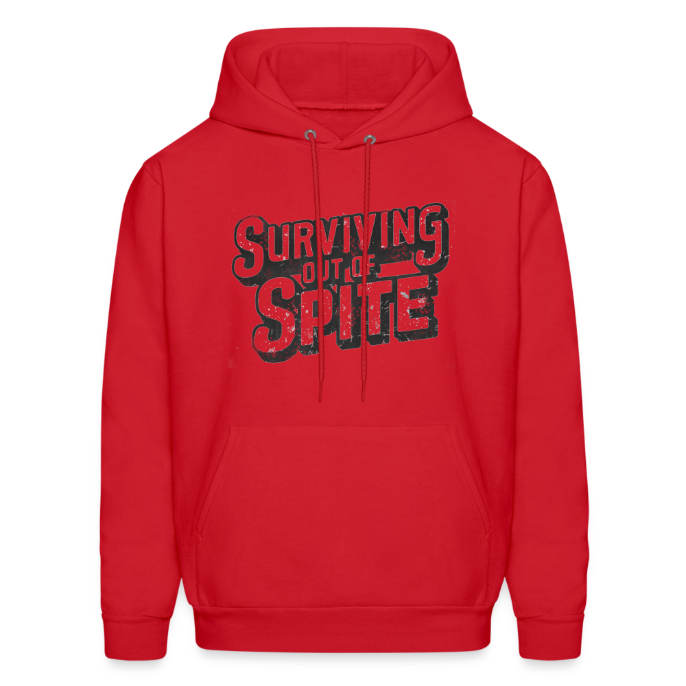 Surviving Out Of Spite Hoodie - red