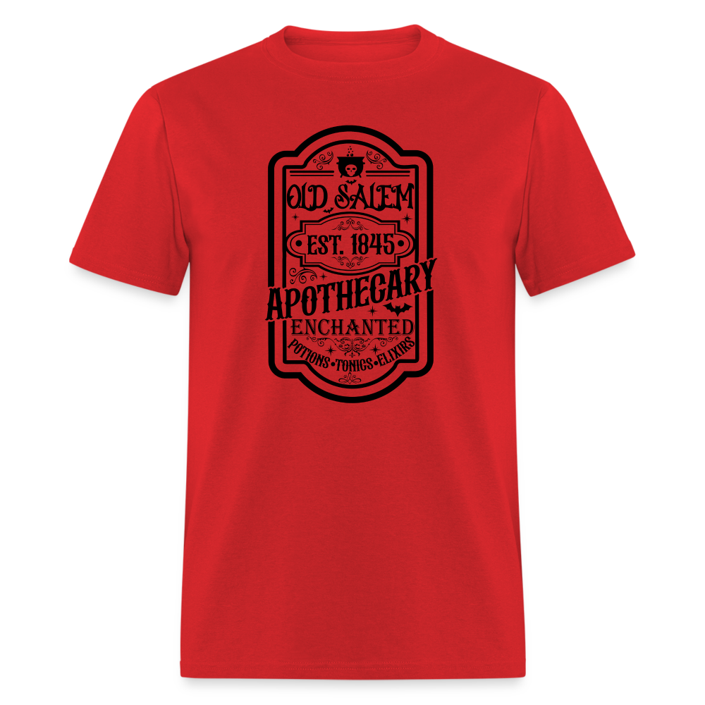 Old Salem Enchanted Apothecary T-Shirt (Halloween) - red