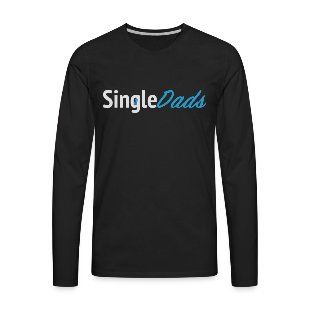 SingleDads Men's Premium Long Sleeve T-Shirt - black