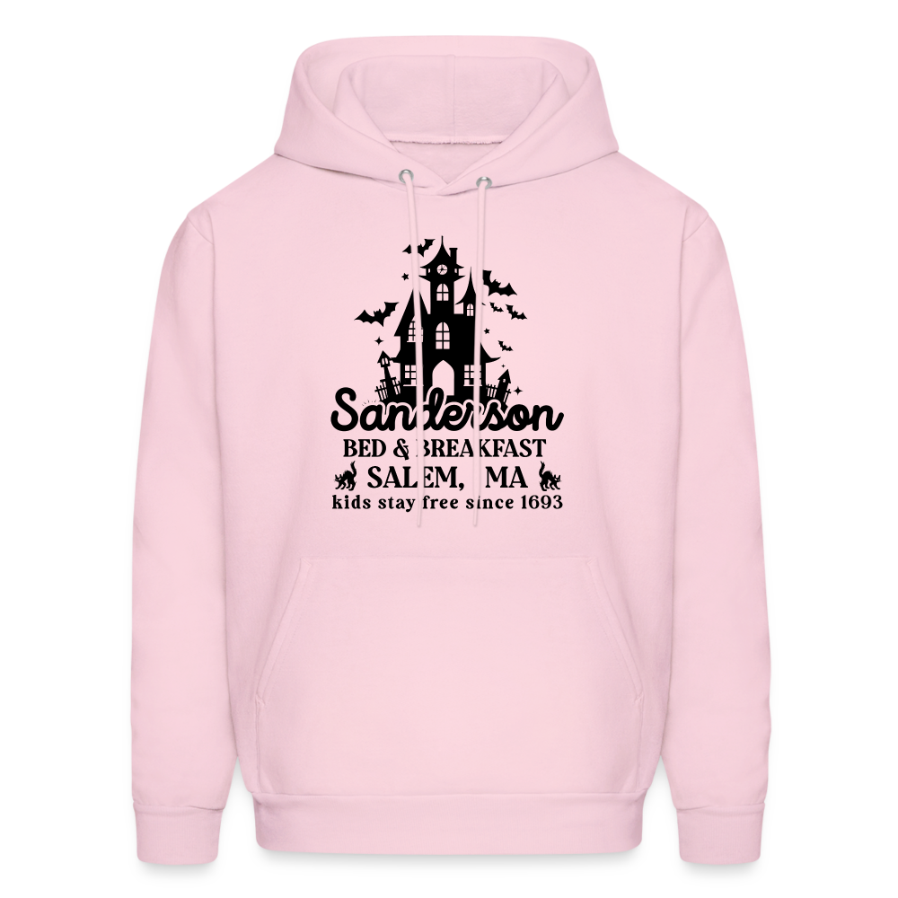 Sanderson Bed & Breakfast Salem MA Hoodie (Halloween) - pale pink