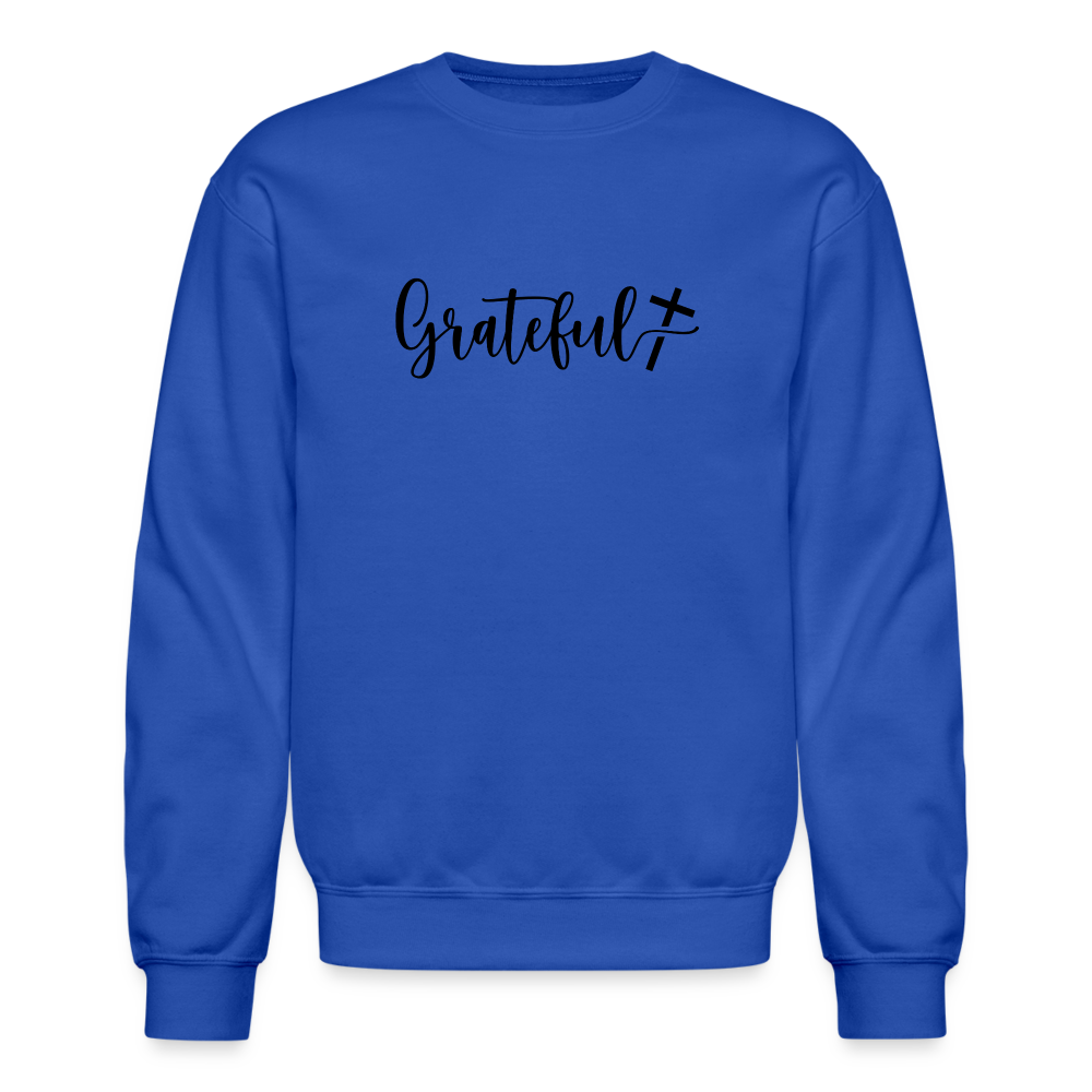 Grateful Sweatshirt - royal blue