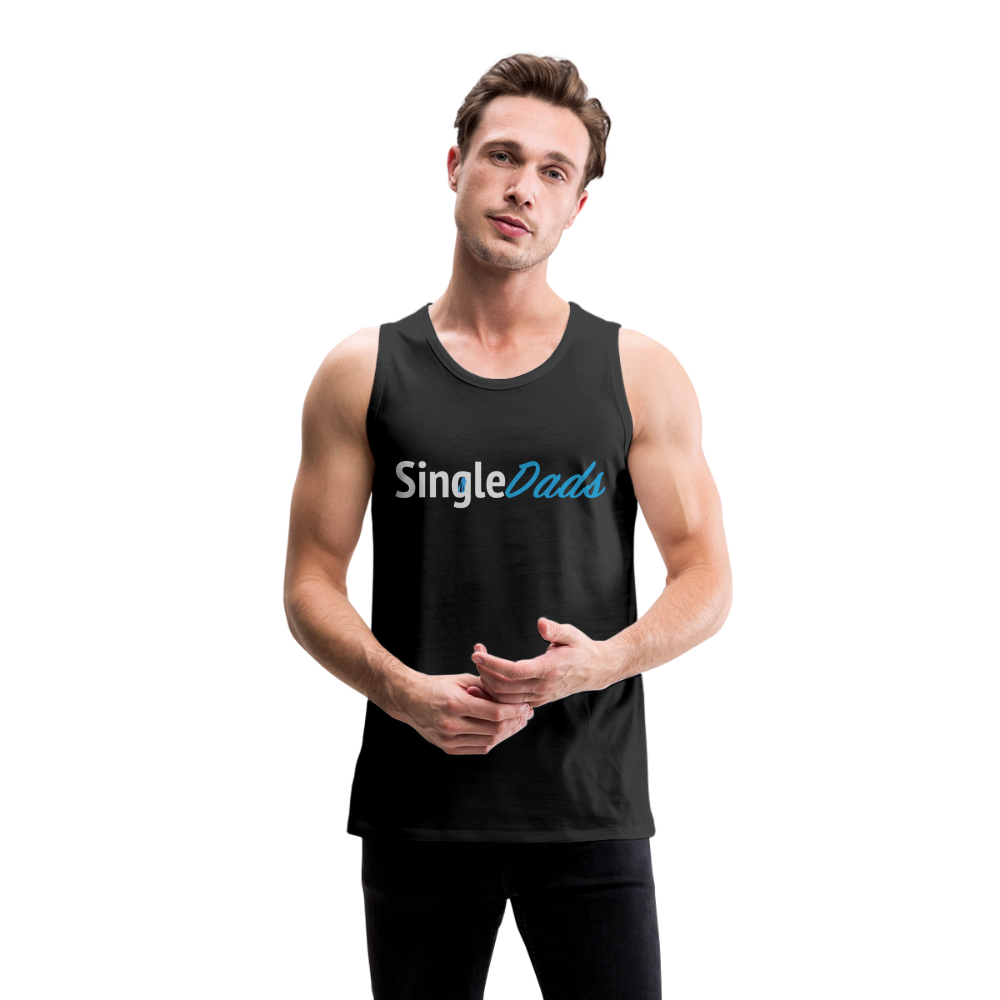 SingleDads Men’s Premium Tank Top - black