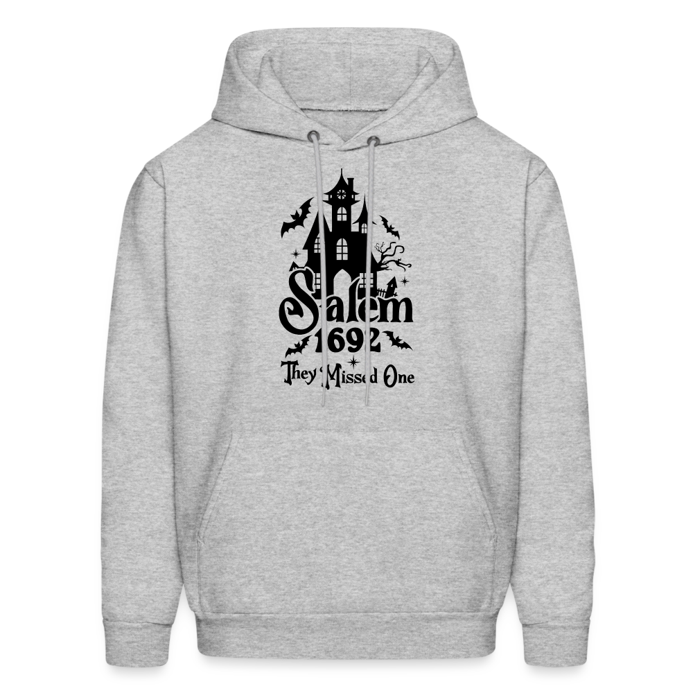 Salem 1692 - They Missed One Hoodie (Halloween Witch) - heather gray