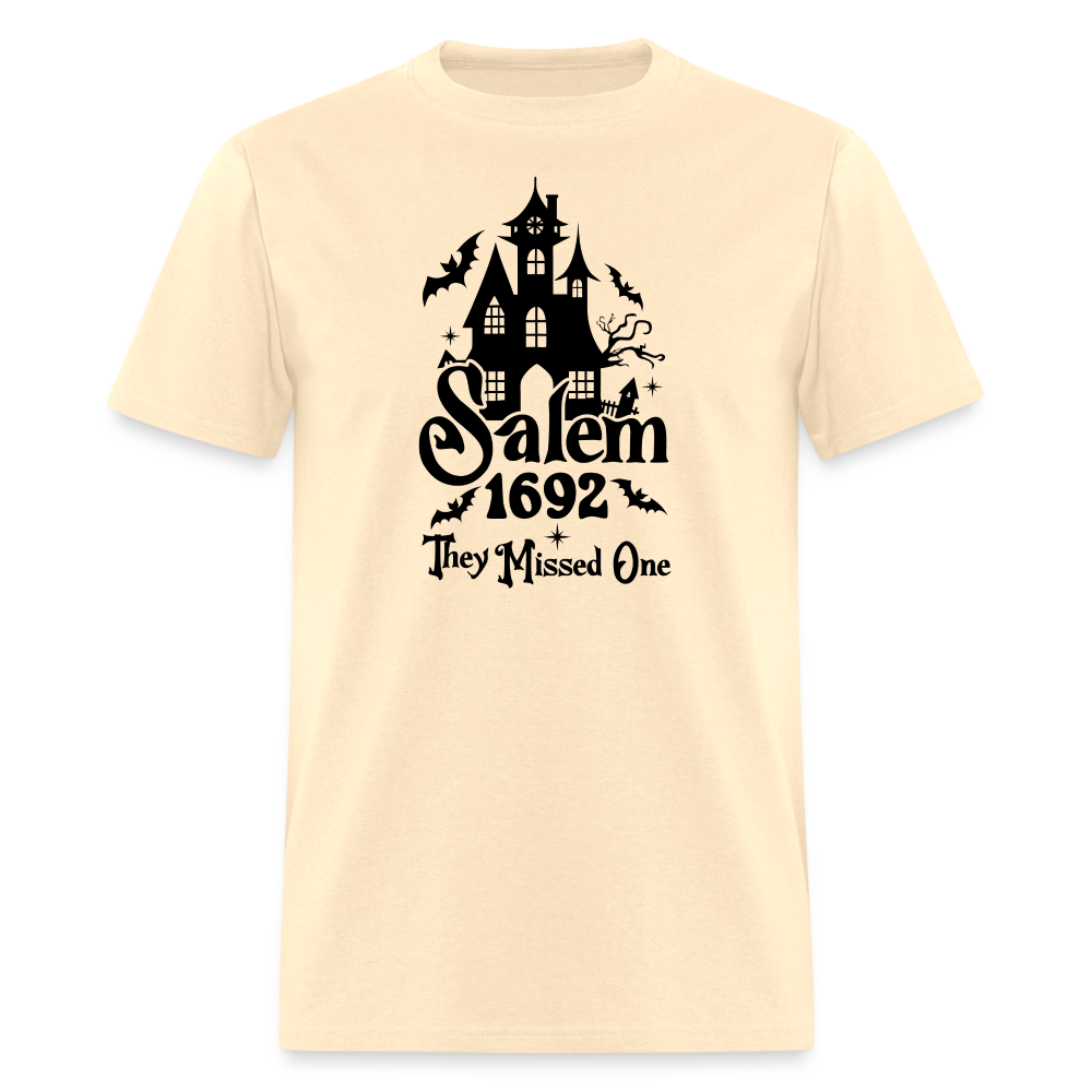 Salem !692 - They Missed One T-Shirt (Halloween Witch) - natural