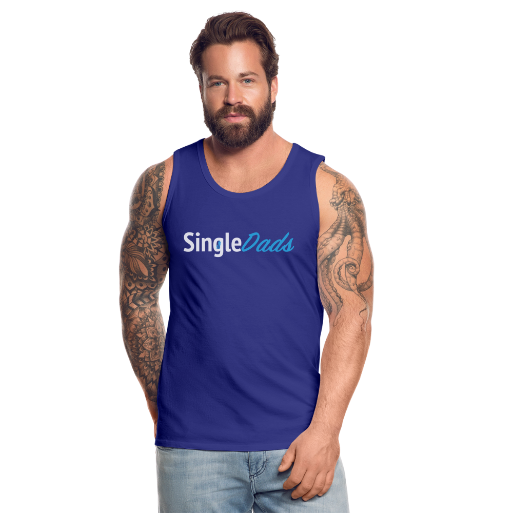 SingleDads Men’s Premium Tank Top - royal blue