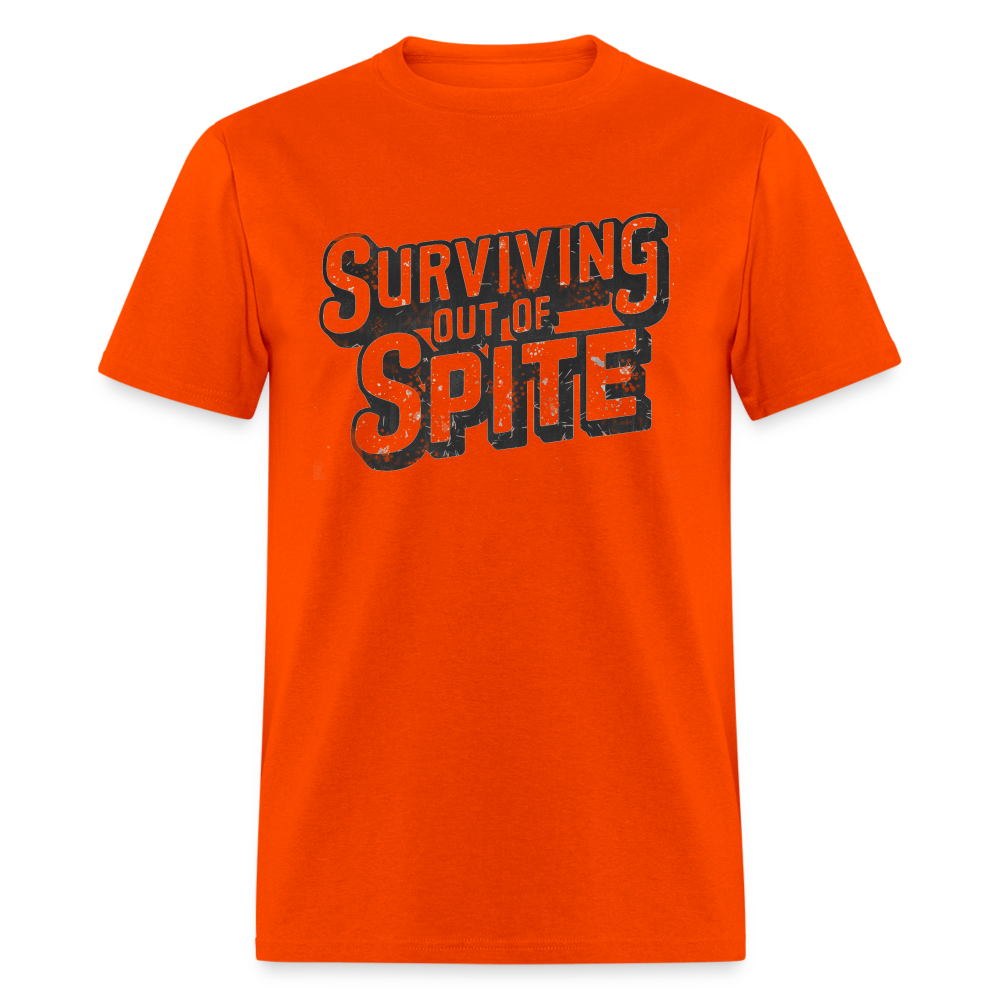 Surviving Out Of Spite T-Shirt - orange