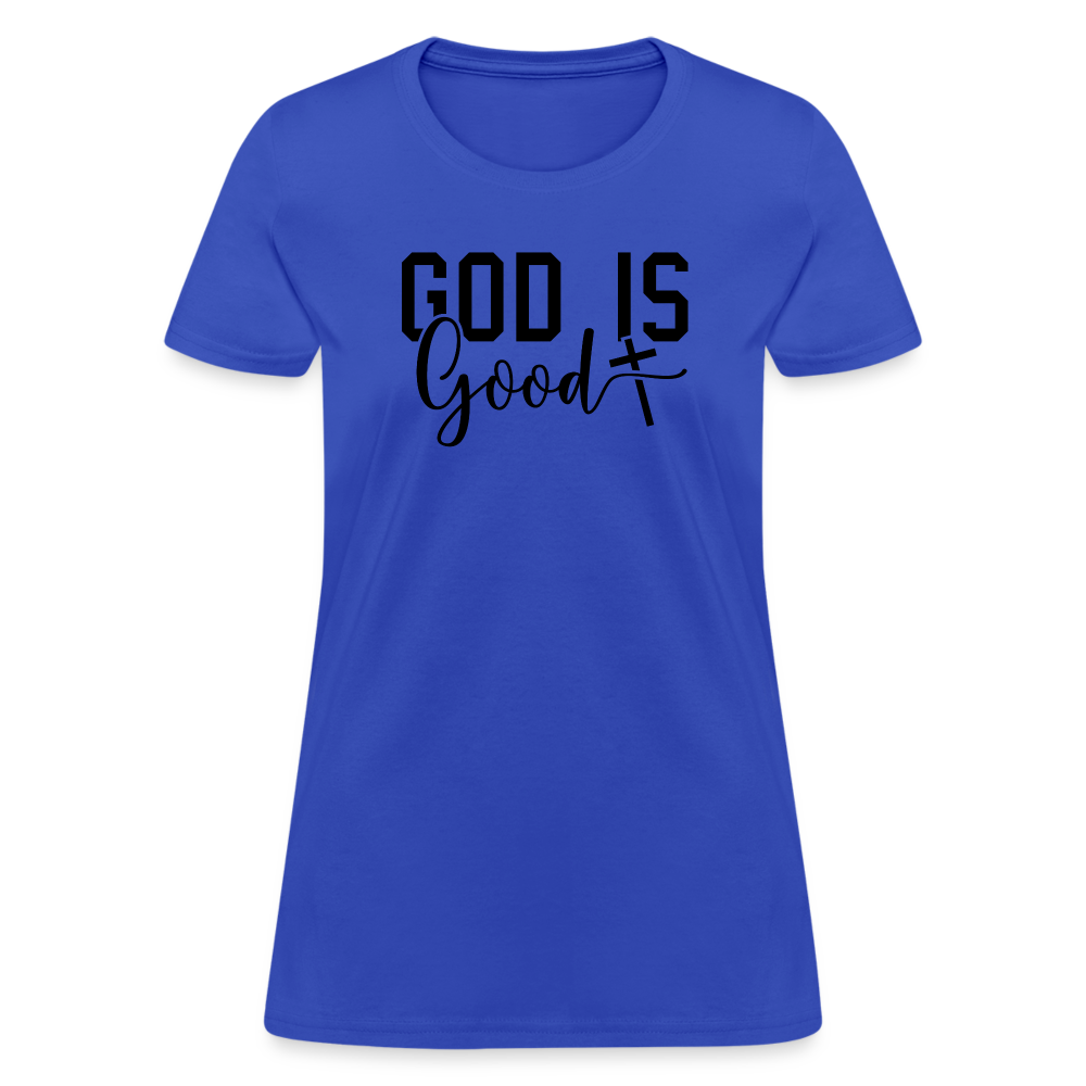 God is Good Women's T-Shirt - royal blue