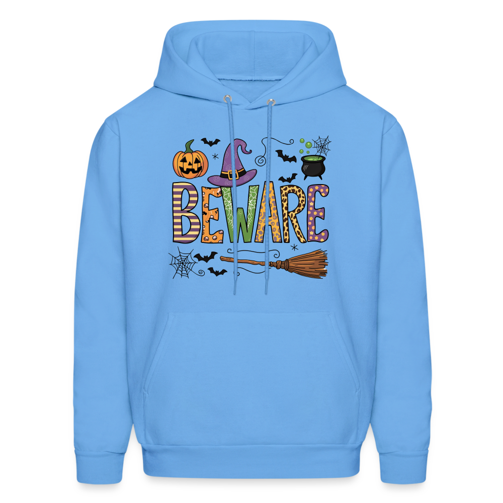 Beware (Halloween Witch) Hoodie - carolina blue