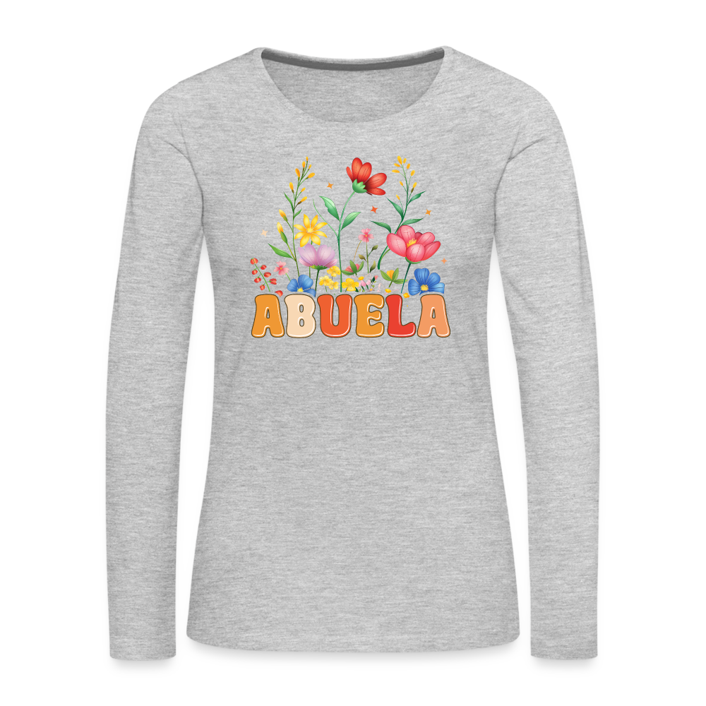 Abuela Premium Long Sleeve T-Shirt - heather gray