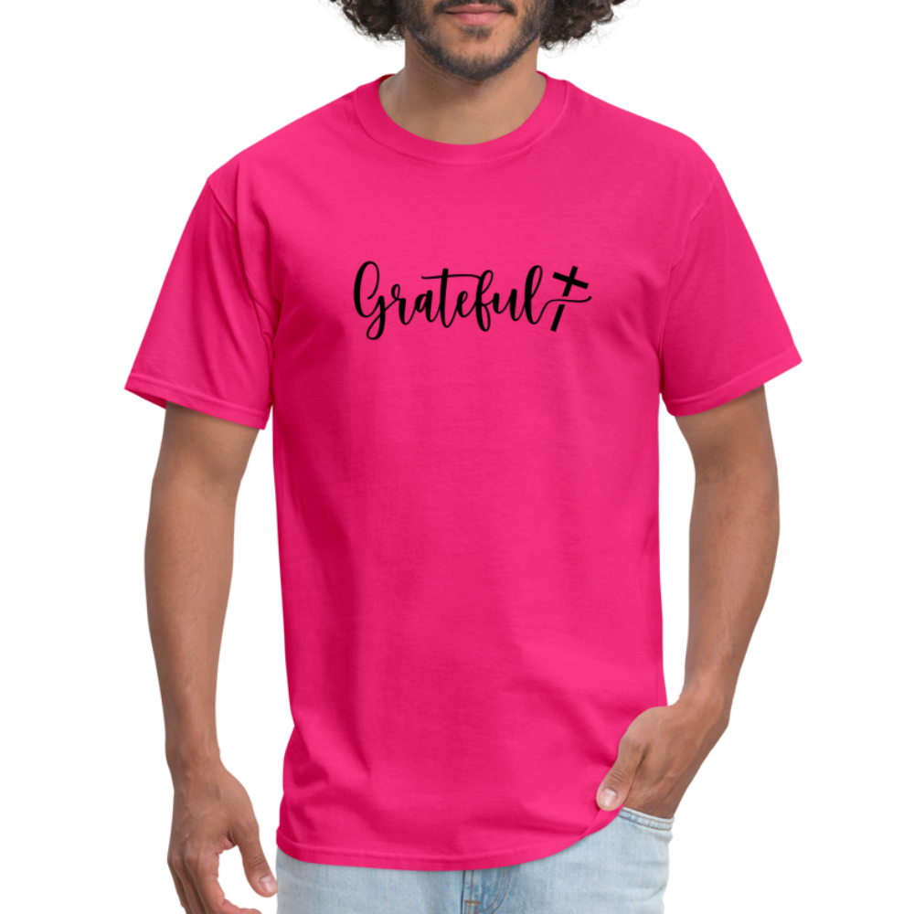 Grateful T-Shirt - fuchsia