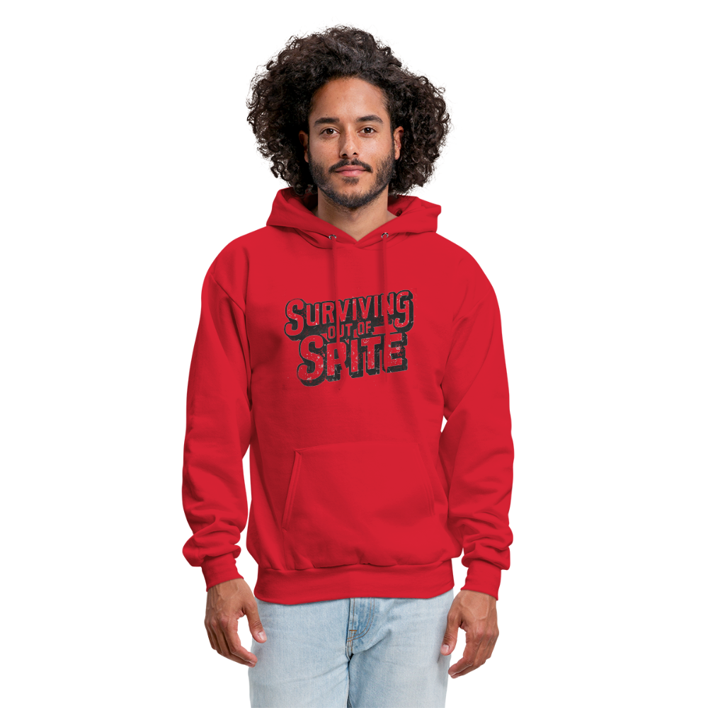 Surviving Out Of Spite Hoodie - red