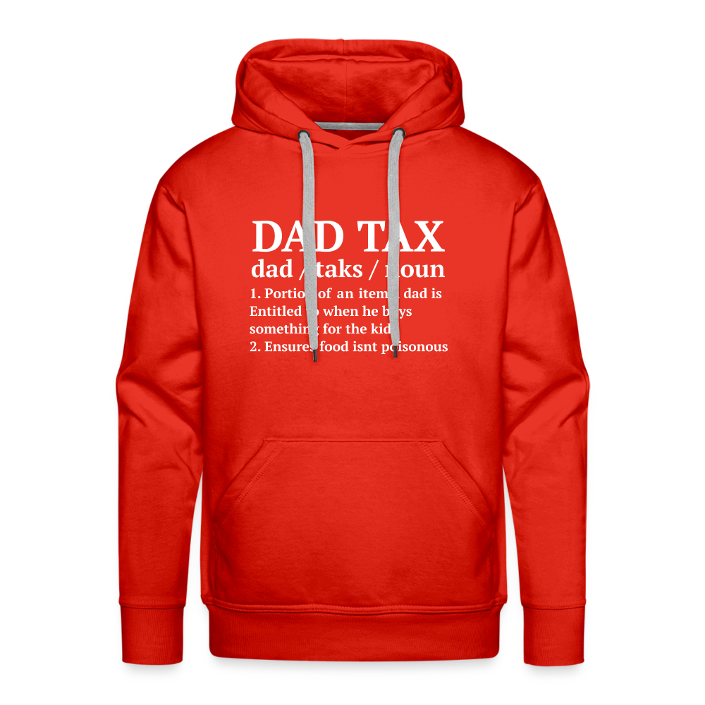 Definition of the Dad Tax Premium Hoodie - red