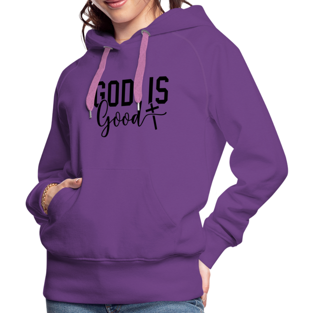 God is Good Women’s Premium Hoodie - purple 