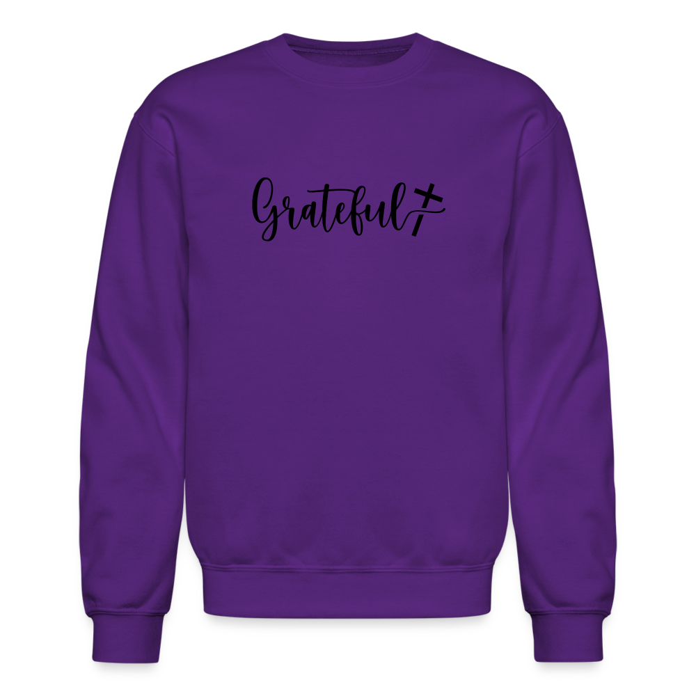 Grateful Sweatshirt - purple