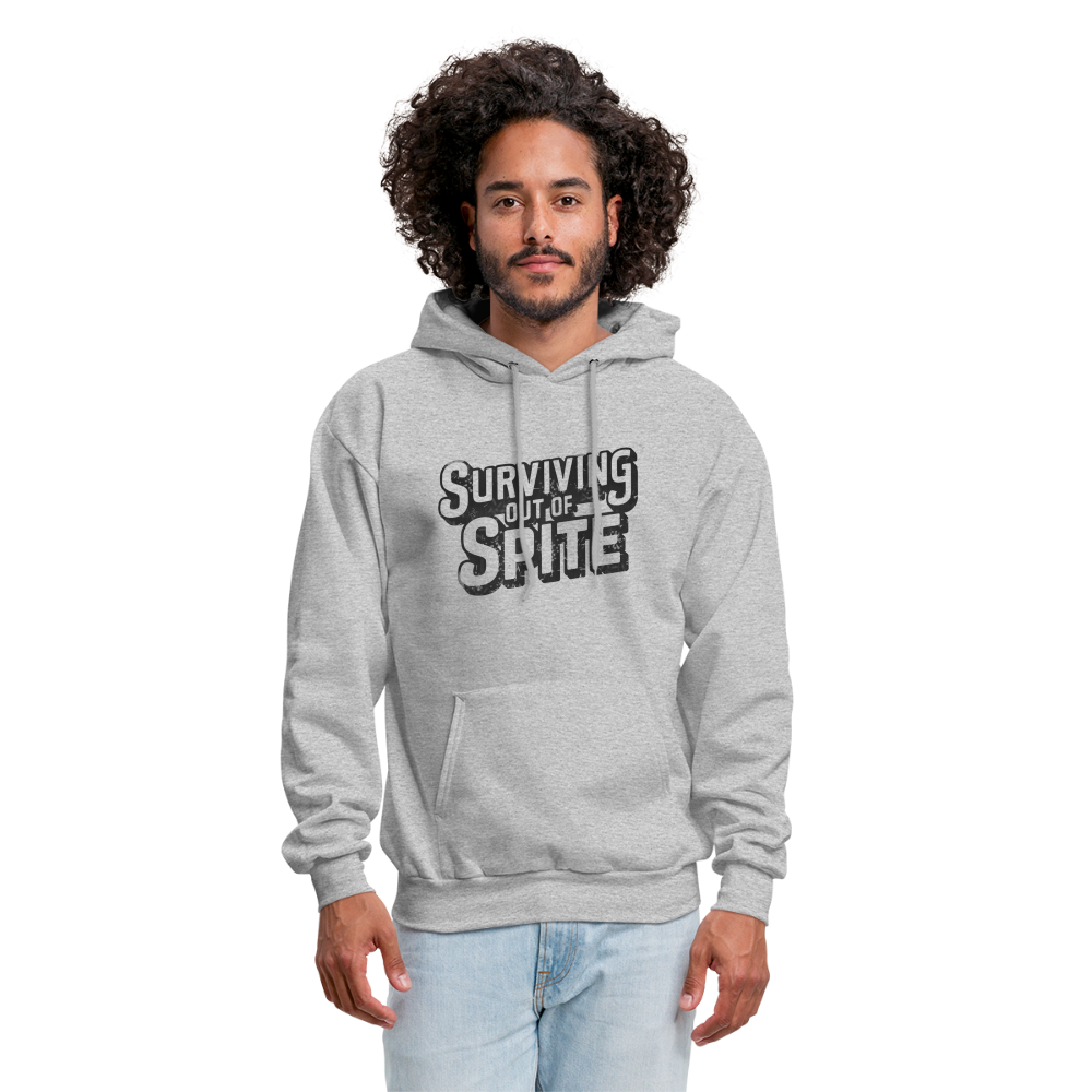 Surviving Out Of Spite Hoodie - heather gray