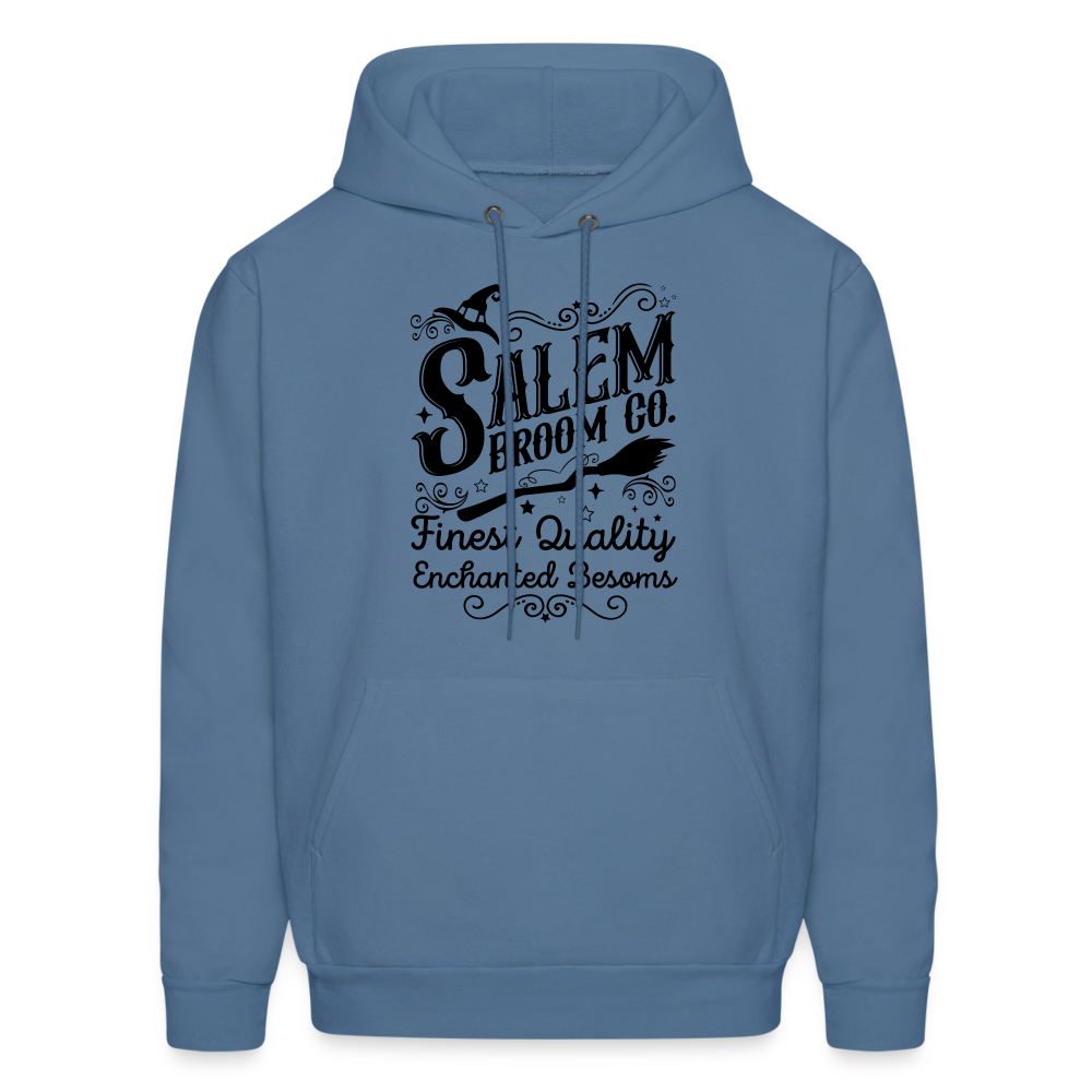 Salem Broom Co Finest Quality Enchanted Besoms Hoodie (Halloween) - denim blue