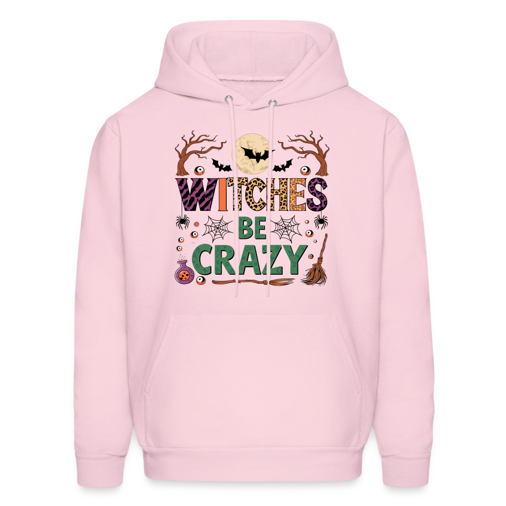 Witches Be Crazy Hoodie (Halloween Witch) - pale pink