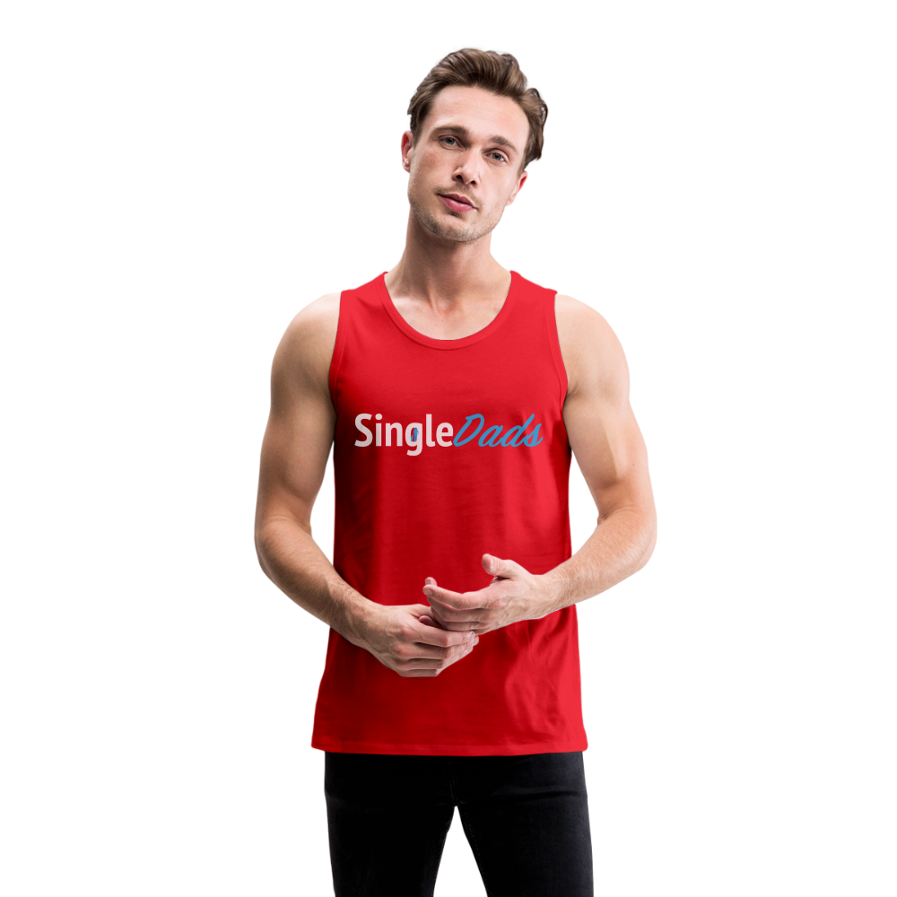 SingleDads Men’s Premium Tank Top - red