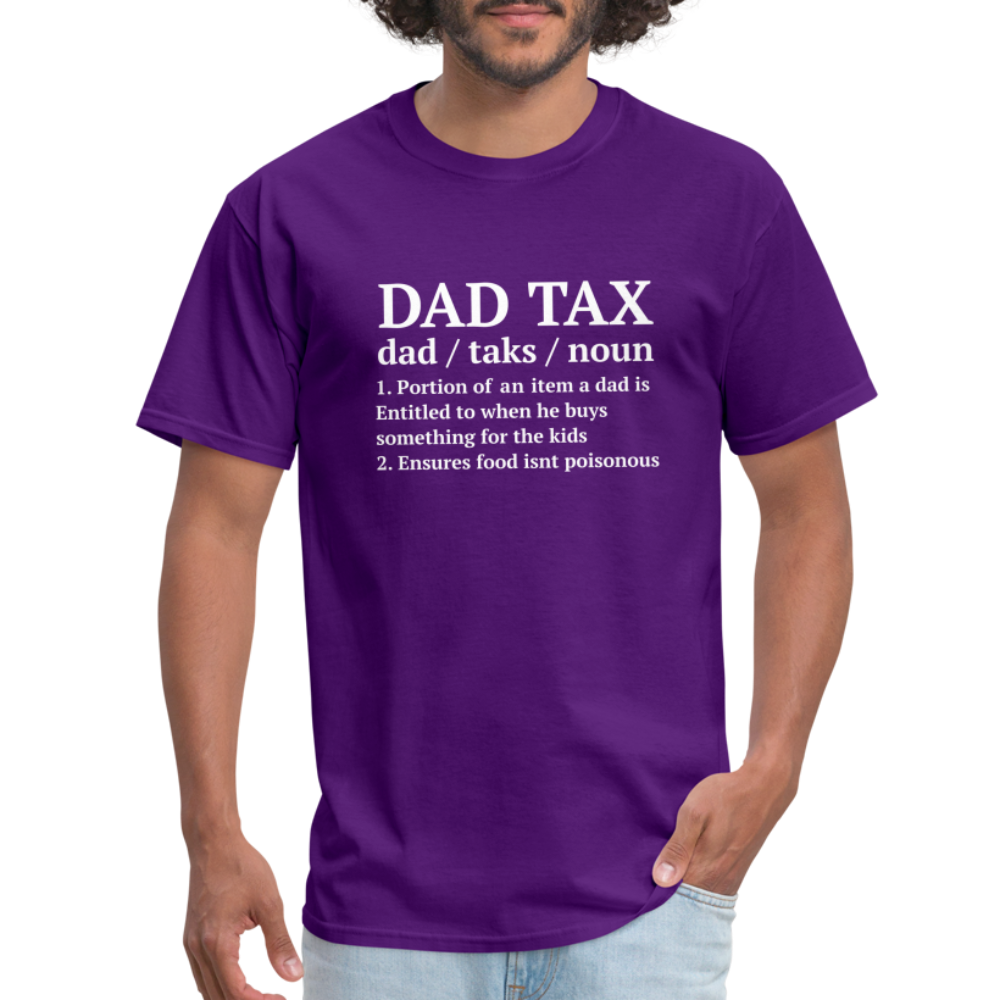 Definition of the Dad Tax T-Shirt - purple