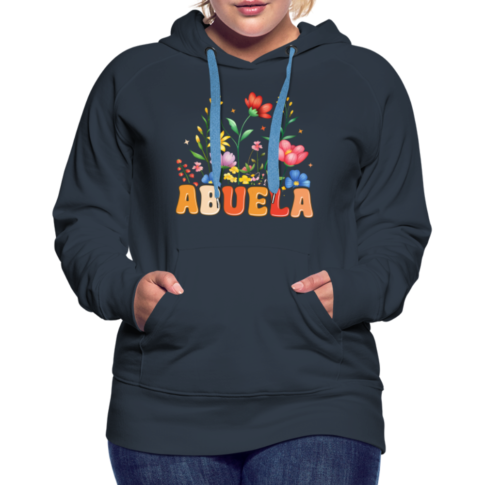 Abuela Women’s Premium Hoodie - navy