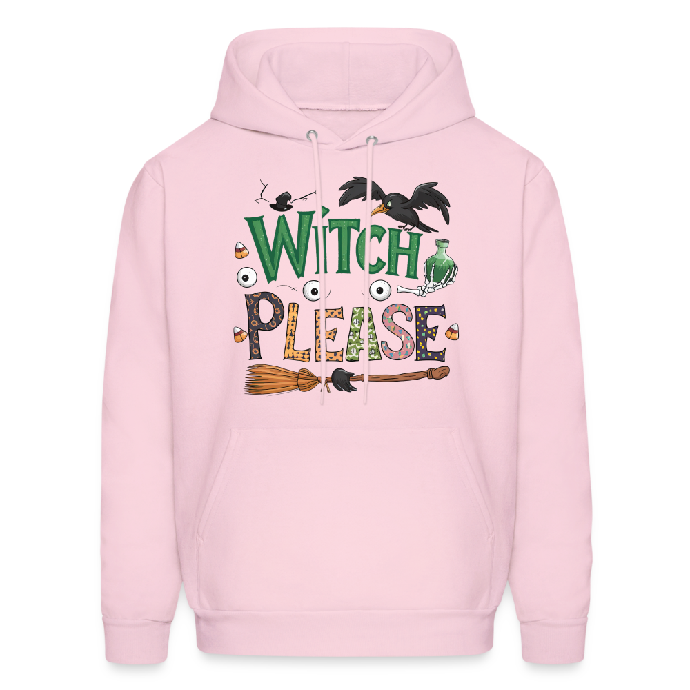 Witch Please Hoodie (Halloween Witch) - pale pink