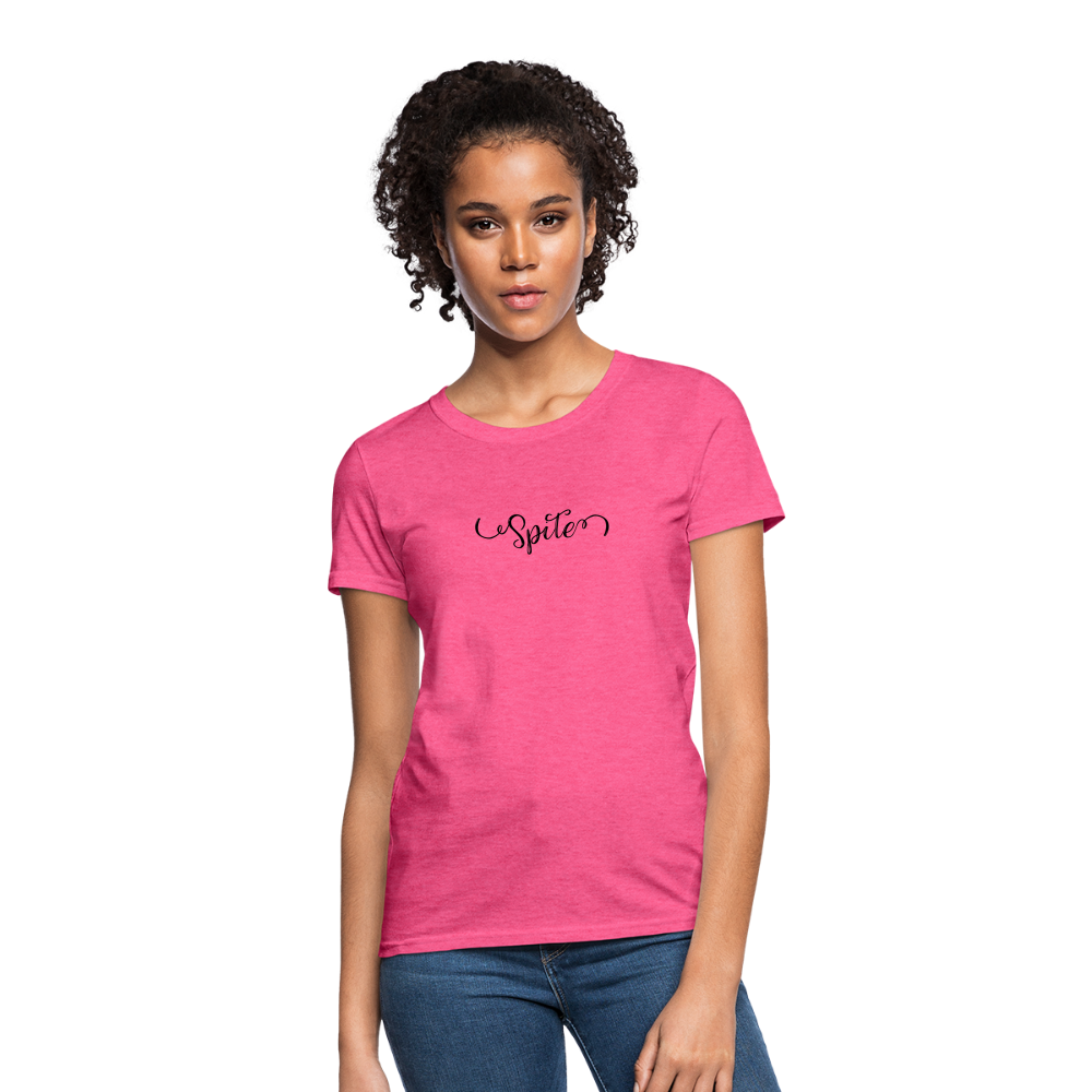 Spite Women's T-Shirt - heather pink