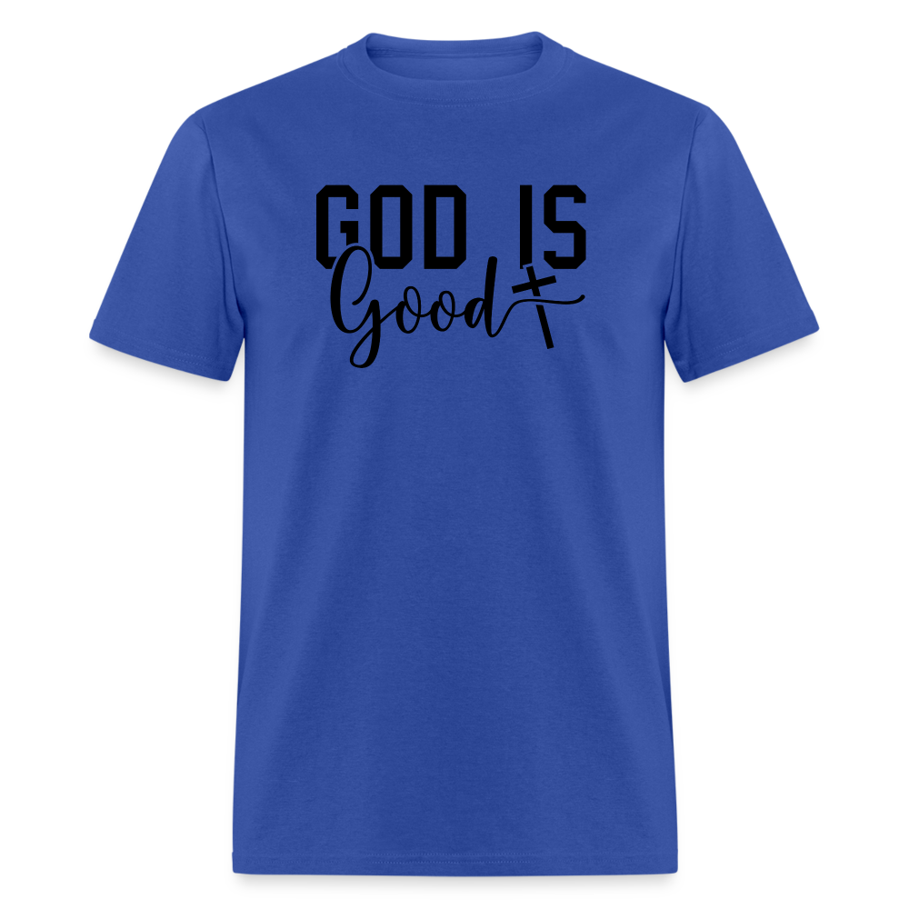 God is Good T-Shirt - royal blue