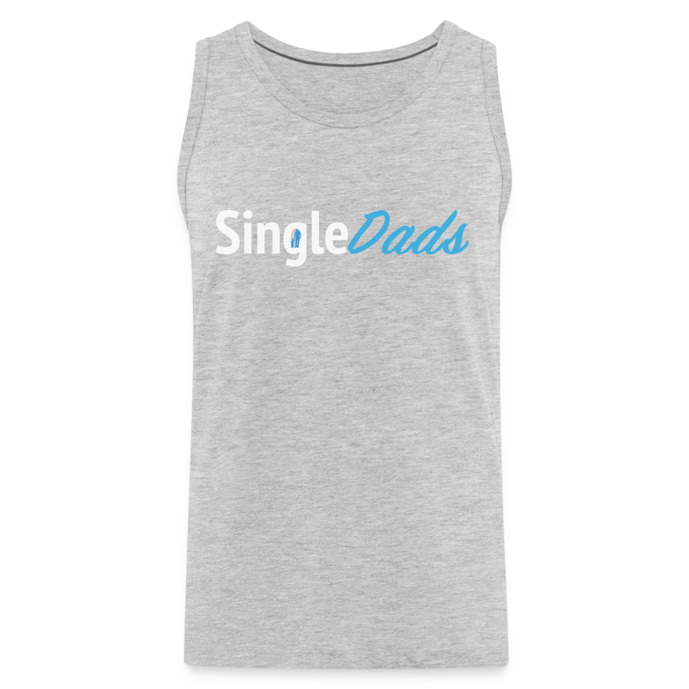 SingleDads Men’s Premium Tank Top - heather gray