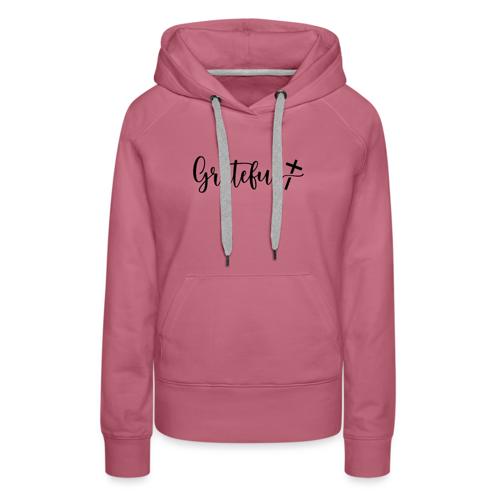 Grateful Women’s Premium Hoodie - mauve