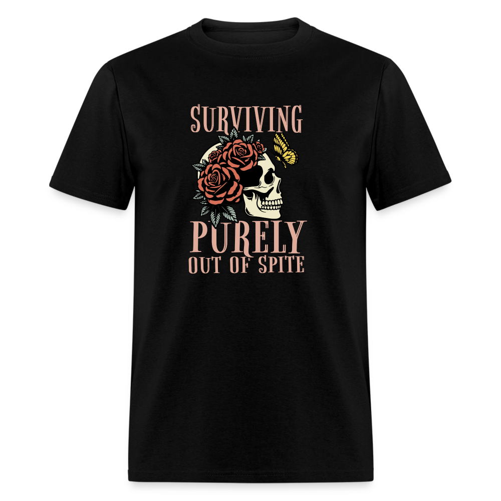 Surviving Purely Out Of Spite T-Shirt - black