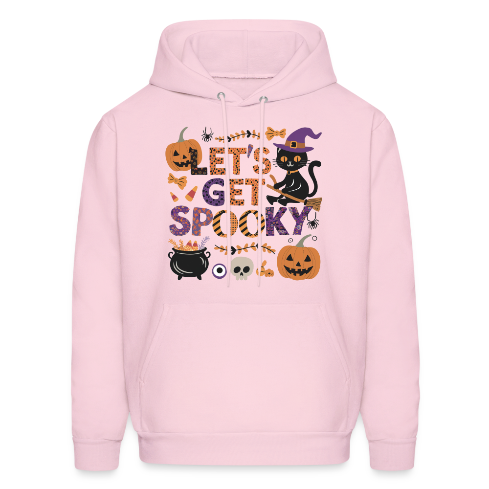 Let's Get Spooky Hoodie (Halloween Witch) - pale pink