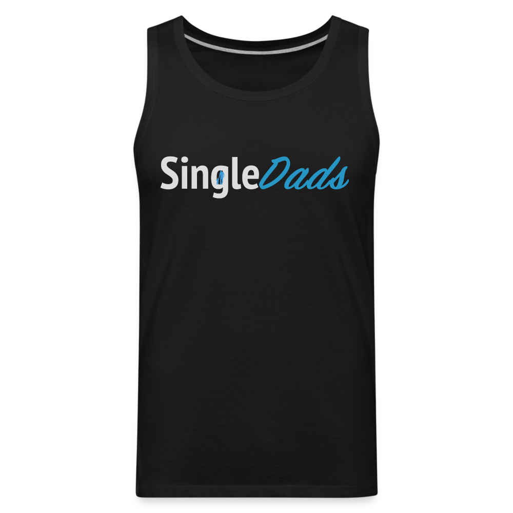 SingleDads Men’s Premium Tank Top - black