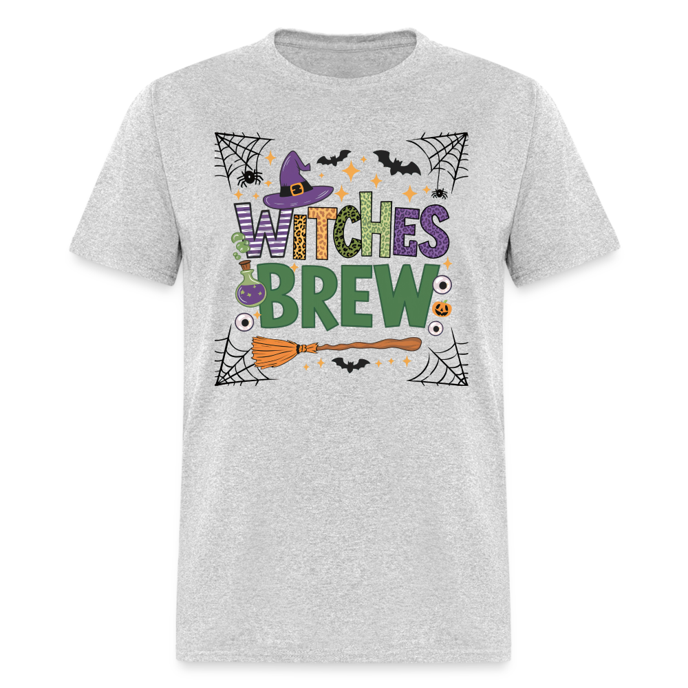 Witches Brew T-Shirt (Halloween Witch) - heather gray