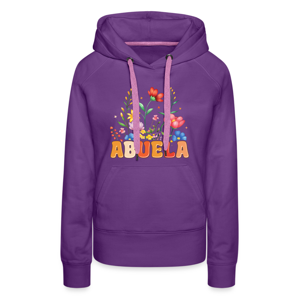 Abuela Women’s Premium Hoodie - purple 