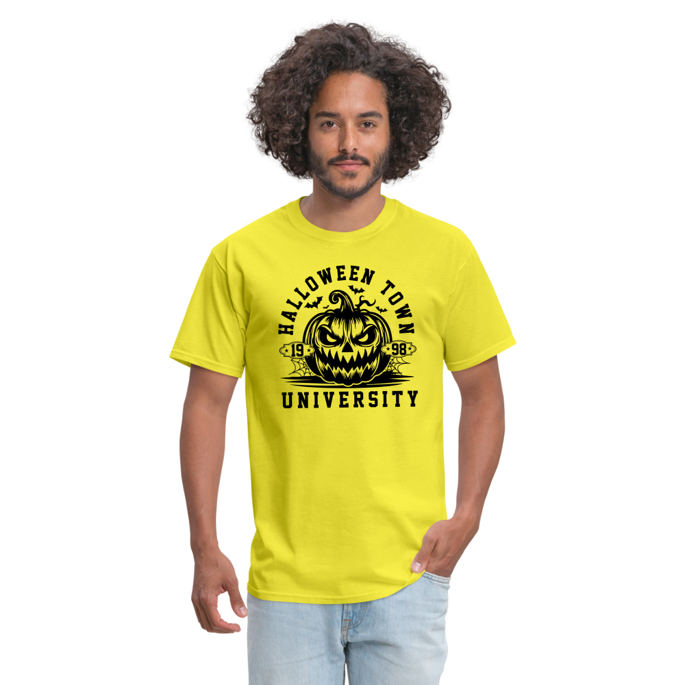 Halloween Town University T-Shirt (Halloween) - yellow