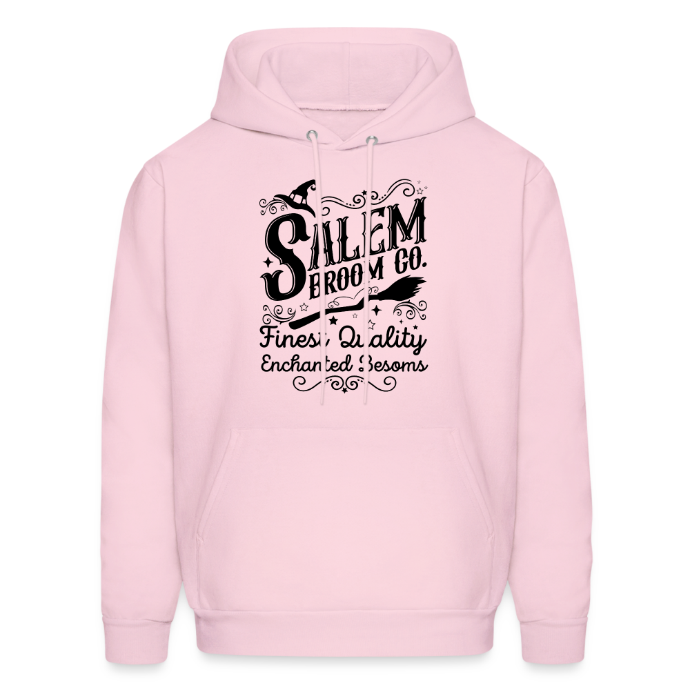 Salem Broom Co Finest Quality Enchanted Besoms Hoodie (Halloween) - pale pink