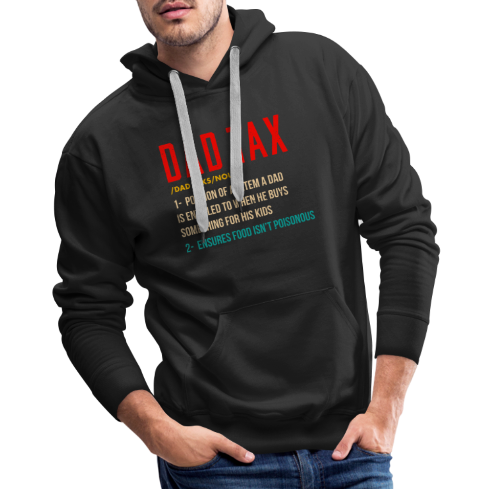 Definition of Dad Tax Premium Hoodie - black