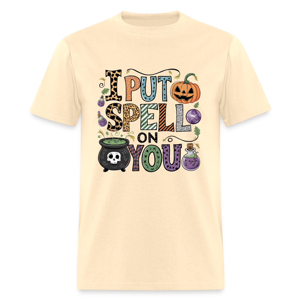 I Put Spell On You T-Shirt (Halloween Witch) - natural