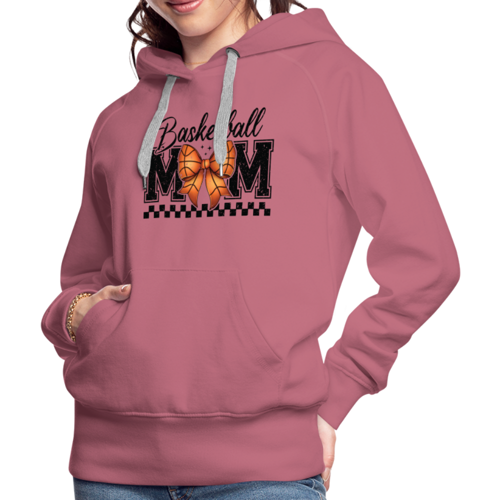 Basketball Mom Premium Hoodie - mauve