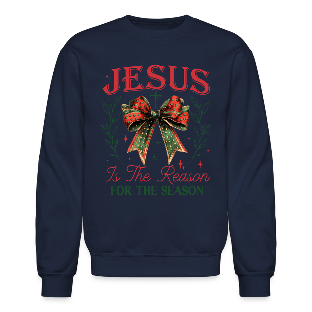 Jesus Is The Reason For The Season Sweatshirt - navy